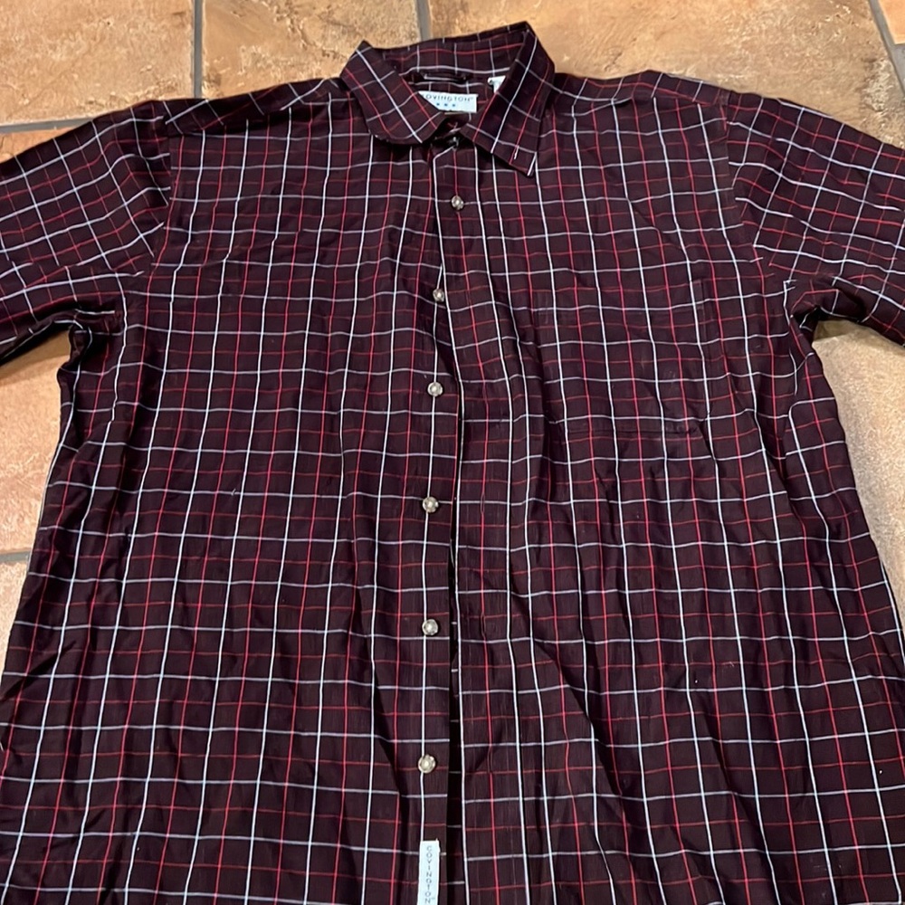 COVINGTON PLAID BUTTON DOWN SHIRT